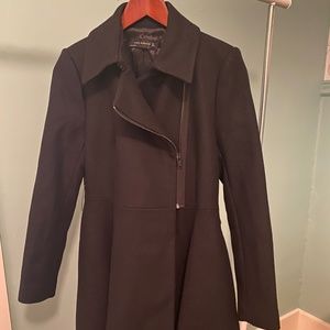 Zara Black Pea Coat